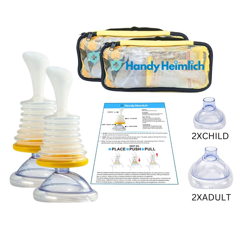 HandyHeimlich Travel Kit – Portable anti-choking device for emergencies travel anti-choking device, choking rescue kit, HandyHeimlich travel safety