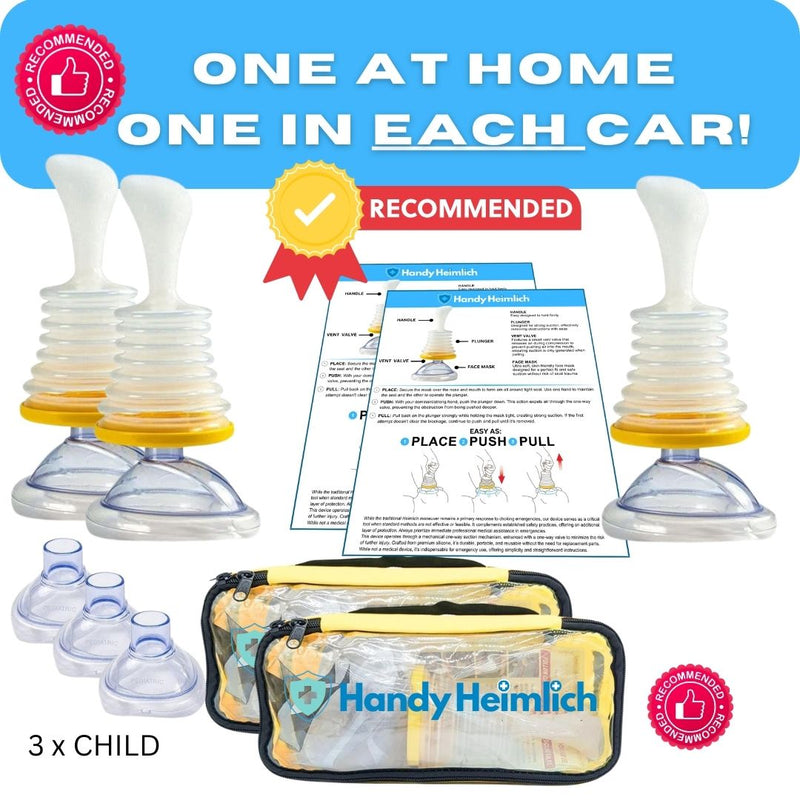 HandyHeimlich Home Kit – Essential choking rescue device for every home home anti-choking device, HandyHeimlich kit, choking rescue tool